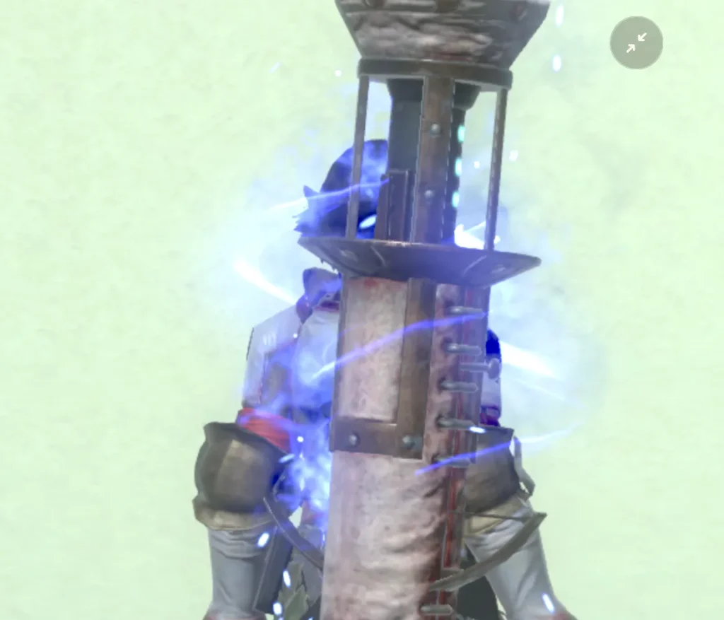 スタイル選択と各パラメーター選択をそれぞれ1つ以上解放した際のオーラ